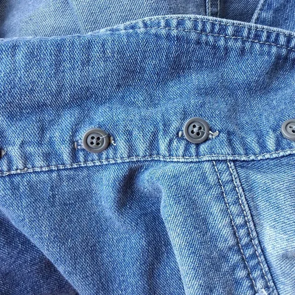 Free People Hooded Denim Jacket XS - Picture 15 of 16
